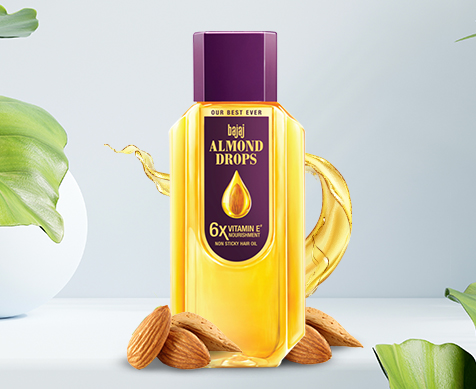 Bajaj Almond Drops Non-Sticky Hair Oil